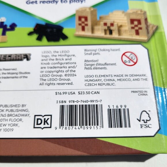 Lego Minecraft Ideas Book Hardcover Builds 9780744099157 ISBN-10 : 074409915 - Picture 3 of 9